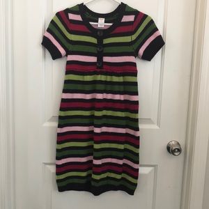 Gymboree striped knit sweater dress size 10